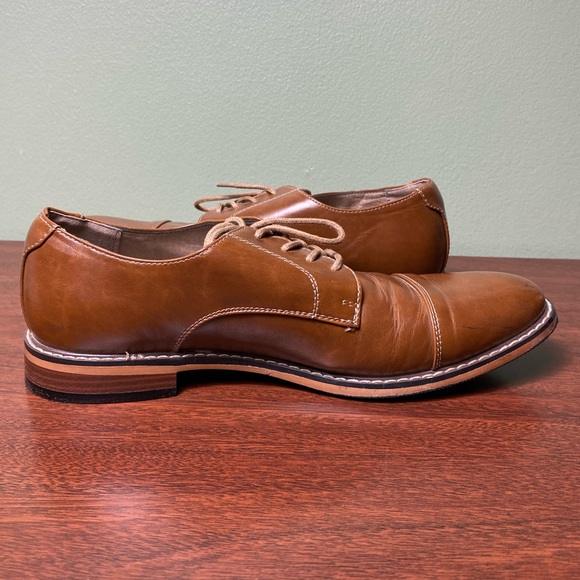 Dexter | Alec Cap Toe Comfort Oxford Cognac Vegan Leather - 8.5 - Picture 5 of 11
